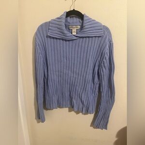 Banana republic‎ Women's Blue Ribbed Sweater size L
